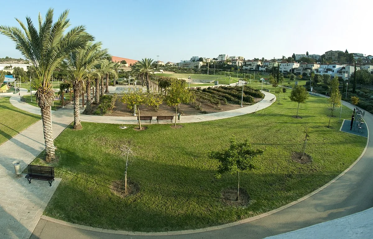 Park HaMoshava in Zichron Yaakov, photographed in 2019